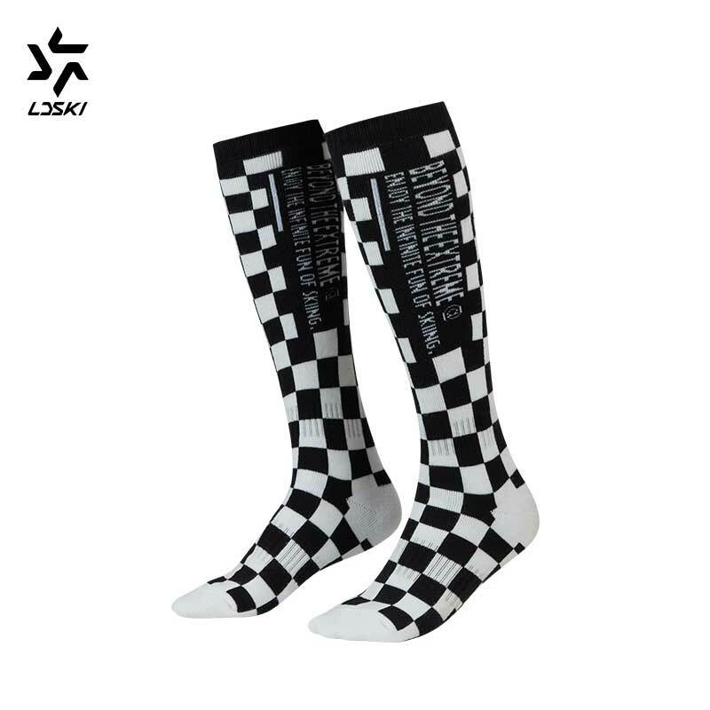 LDSKI Knee High Ski Socks for Women Men Children Warm Elastic Breathable Soft Comfortable Snowboarding Outdoor Accessories