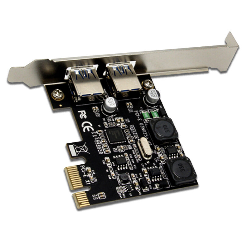 PCI-E USB การ์ด Usb3.0การ์ด PCIe To USB3.0การ์ดสนับสนุน2U