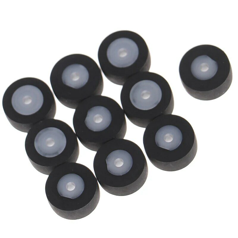 High Quality 10pcs Practical 1.8x5x11.5mm Pressure Pinch Roller Card Seat Audio Belt Pulley White Core