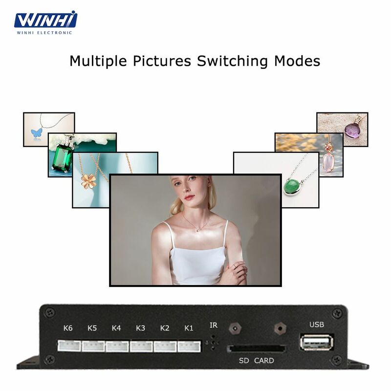 MPC1005 Mini 1080P RS232 botones Reproducción automática carpeta de archivos reproducción control personalizado salida de señal digital reproductor de vídeo digital