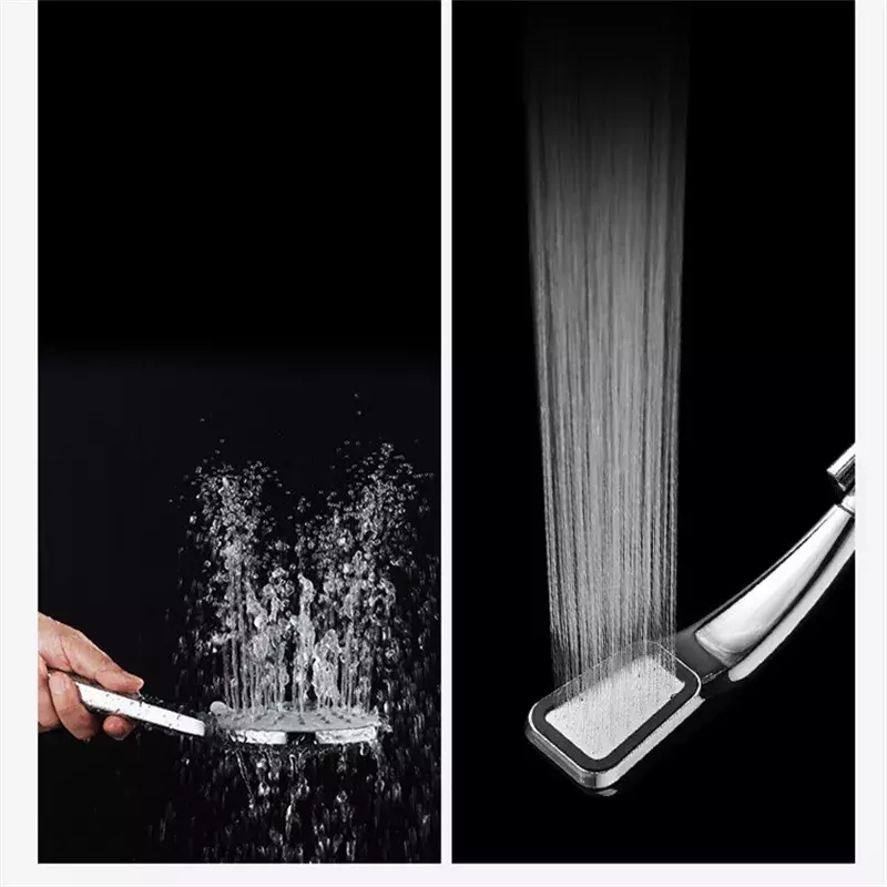300 Holes Strong Pressurization Spray Nozzle Water Saving Rainfall  Washable Hand-held Shower Head Bath Bathroom Accessories