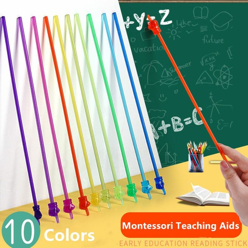 Toys Teaching Tools School Office Supplies Finger Reading Sticks Whiteboard Pointer Teaching Stick Handheld Presenter