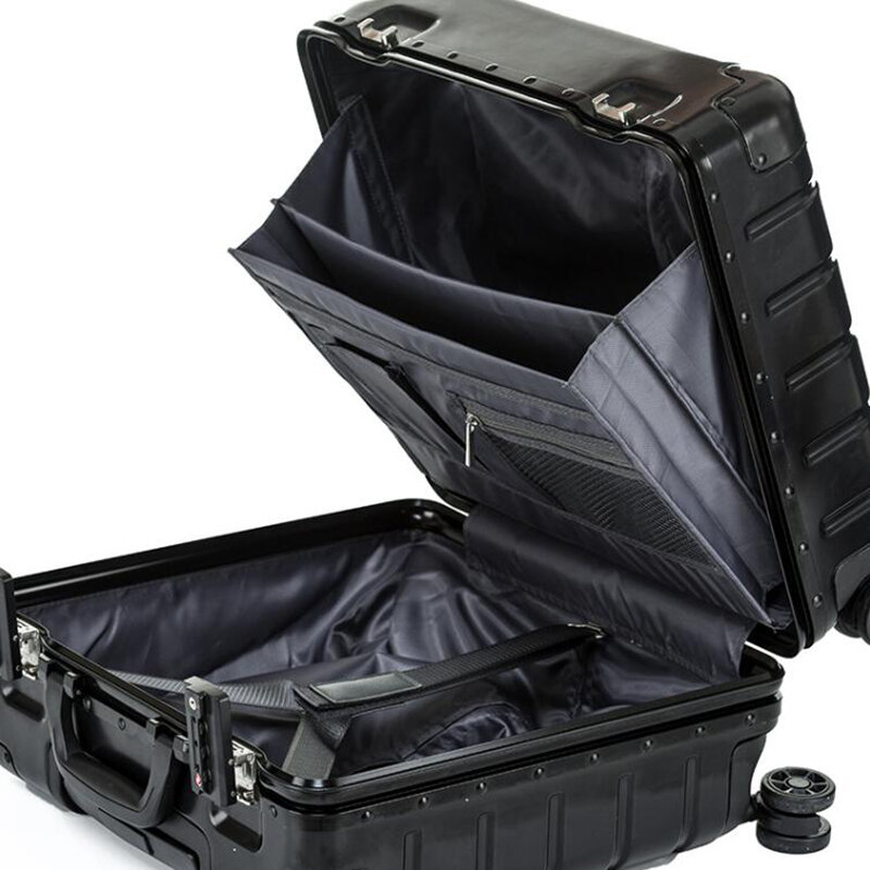 TRAVEL TALE 18 дюймов, алюминиевый каркас, Дорожный чемодан для ноутбука, малый бизнес, ручной чемодан на колесе