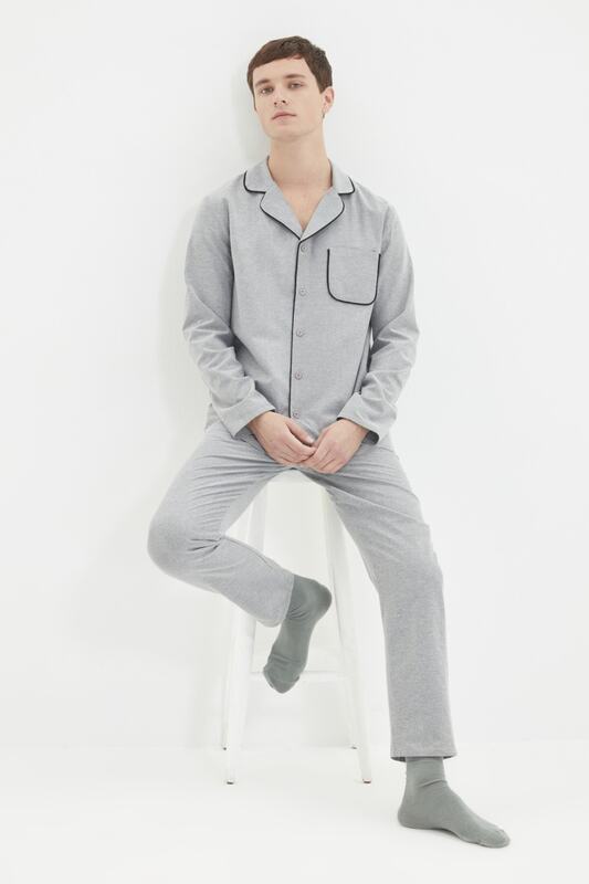 Trendyol Men 'S Regular Fit Sleepwear Takımı THMAW22PT0417