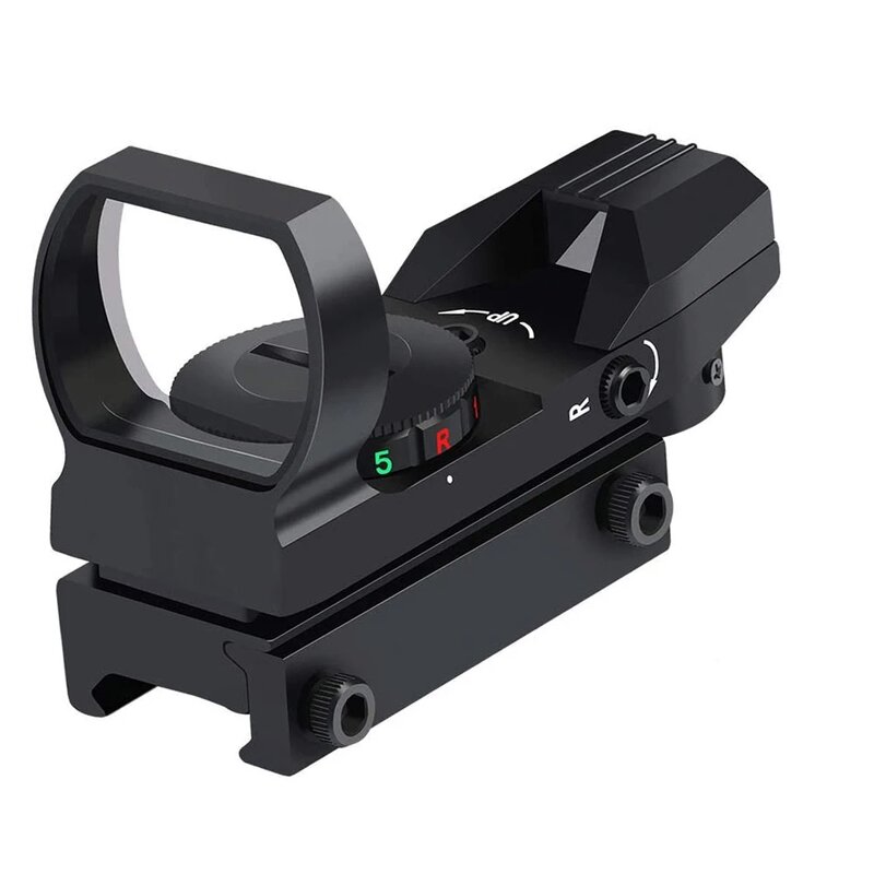 11mm/20mm Rail olografico Red Dot Sight 4 reticolo Tactical Scope accessori per la caccia cannocchiale per fucile softair caccia