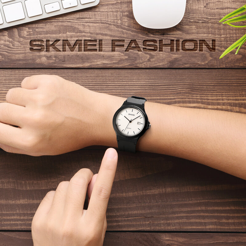 SKmei-子供用腕時計,耐水性50m,男の子と女の子用の高級クォーツ時計