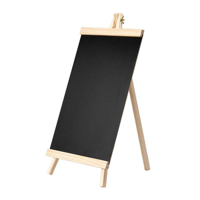 16*29cm desktop mensagem blackboard madeira cavalete quadro crianças memo de madeira placa preta placas de escrita