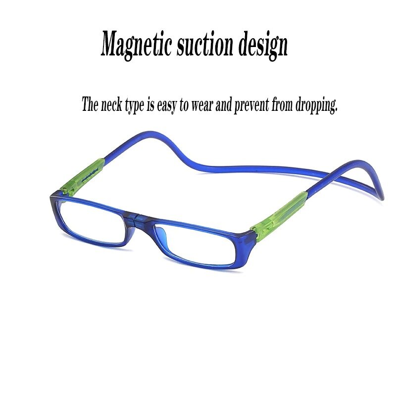 Новые светильник очки для дальнозоркости модные очки для чтения магнитные и удобные, подходят для пожилых мужчин и женщин