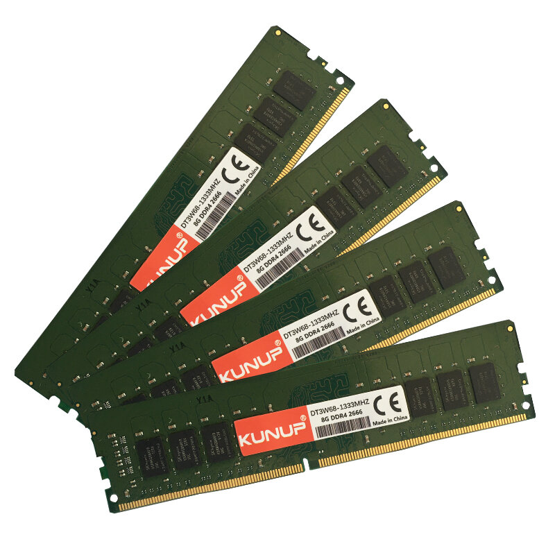 ذاكرة الوصول العشوائي ميموري رام DDR4 4GB 8GB 16GB Udimm 1333/1600 2133/2400 2666 جديد Dimm الكباش
