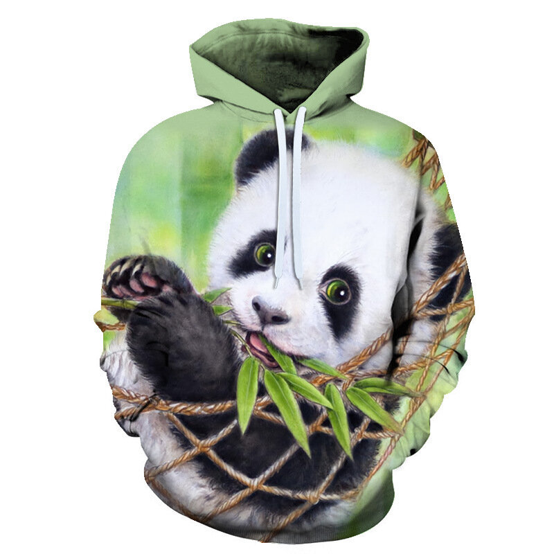 2022 novo panda impressão 3d hoodie moletom com capuz de moda casual masculino e feminino esportes all-match harajuku estilo camisola com capuz