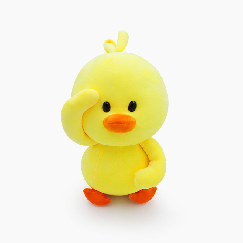 10-28cm taniec kaczka pluszowa miękkie zabawki kaczki lalki pluszowe zabawki koreański Netred noszenie kwasu hialuronowego mała żółta kaczka lalki kaczki