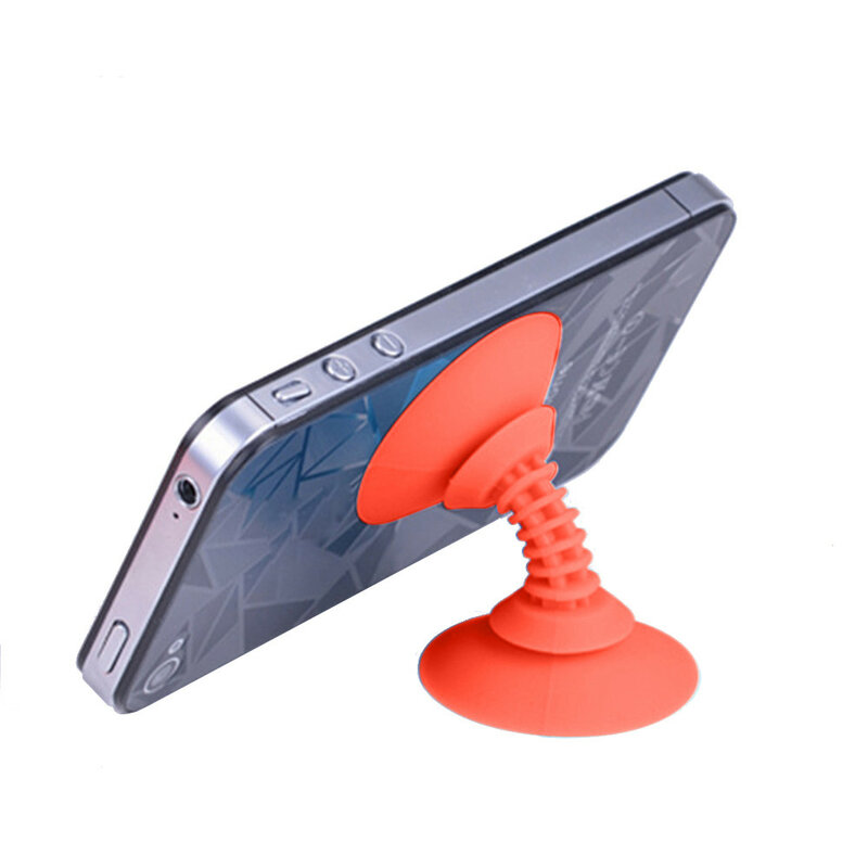 실리콘 양면 흡입 컵 홀더 빨판 스탠드 모바일 휴대 전화 범용 전화 홀더 스탠드 기본 전화 브래킷