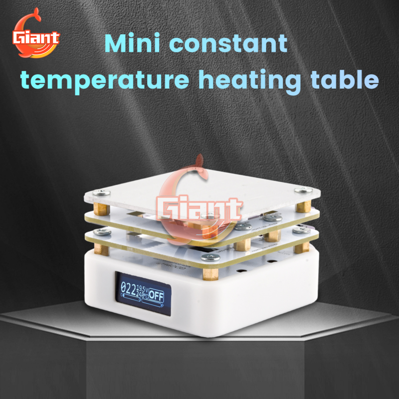 MHP30มินิจานร้อน PCB SMD บัดกรี Pro เครื่องมือทำความร้อนแบบพกพาแสดง OLED แสดงปริมาณโคมไฟสีจริง preheater นำเครื่องมือซ่อมแซม