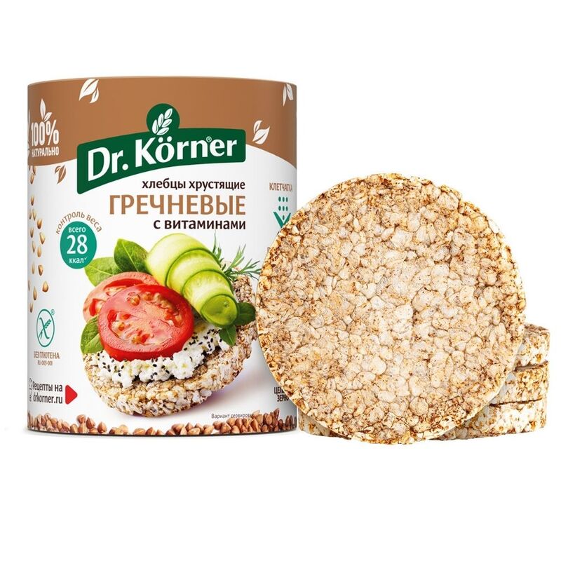 Dr Korner ขนมปัง Crispbread Buckwheat วิตามิน Fast การจัดส่งร้านขายของชำอาหารเพื่อสุขภาพแครกเกอร์ขนมขบเคี้ยวขนม...