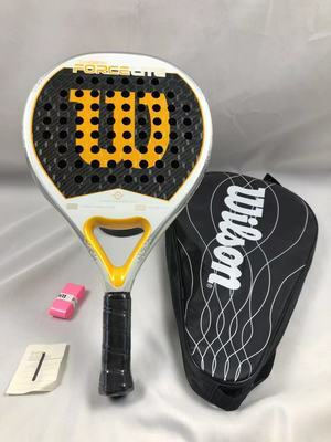 The Wilson Paddle Tennis Racket Full Carbon Fiber Padel Beach Tennis Racket EVA Face Raqueta Women Men Cricket Racket With Bag