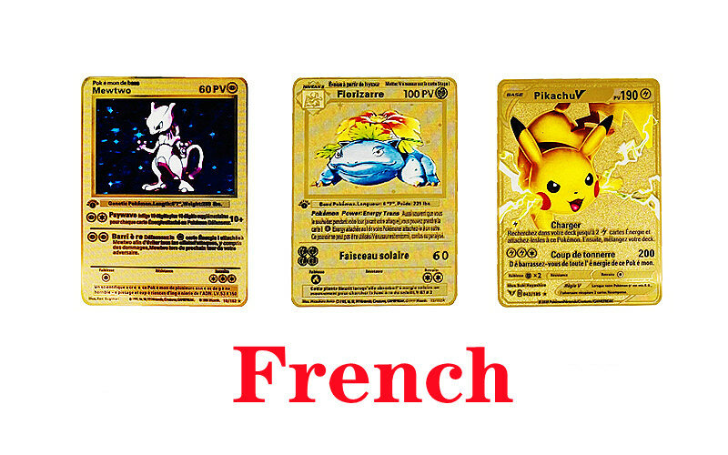 Novo pokemon cartões de metal cartão v pikachu charizard ouro vmax cartão coleção presente crianças jogo coleção cartões