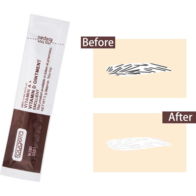 100 pz crema riparatrice bianco latte tatuaggio cicatrice recupero vitamina A & D unguento ingredienti naturali puri sicuri per riparare efficacemente