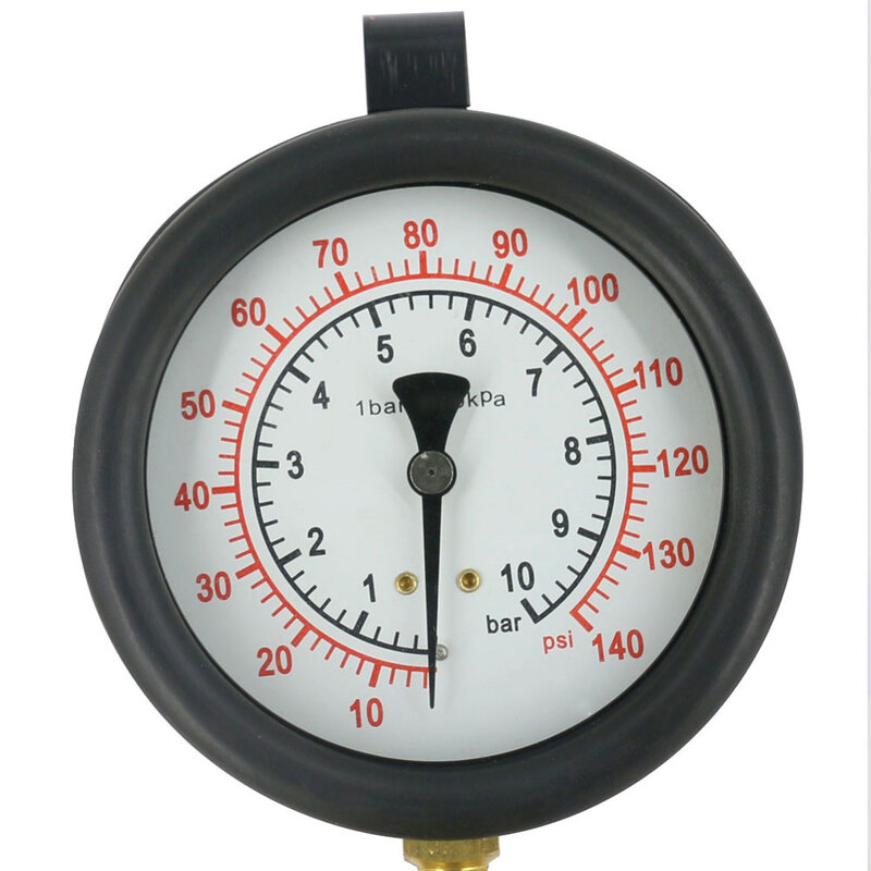 TU-443 Deluxe Manometer Brandstofinjectiedruk Tester Gauge Kit Systeem 0-140 Psi Gratis Verzending