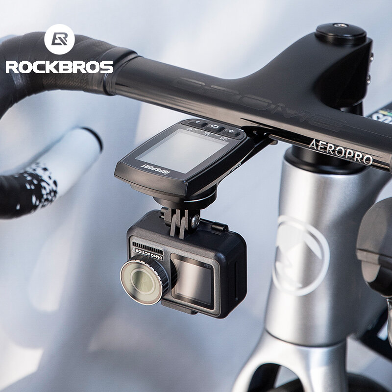 Велосипедный компьютерный кронштейн ROCKBROS, многофункциональный держатель для спортивной экшн-камеры, безопасный держатель для велоспорта