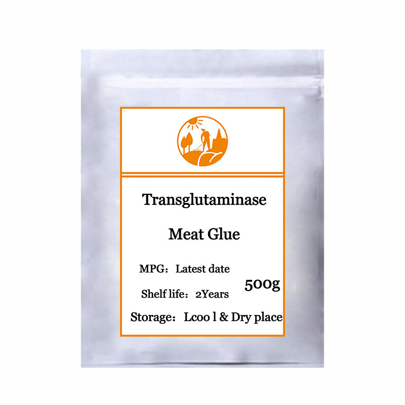 Enzima tg 100g-1kg da transglutaminase do produto comestível do aditivo da carne transglutaminase (colagem da carne)