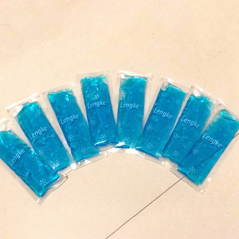 2 pçs 50g gel frio reutilizável saco de refrigeração insulina portátil bloco gelo diabético bolso pílula protetor medicla térmico isolado