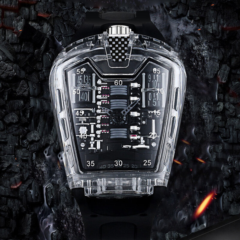 2022 남성용 새로운 캐주얼 시계, 최고 브랜드 럭셔리 밀리터리 고무 스트랩 손목 시계 남성 패션 AAA 손목 시계