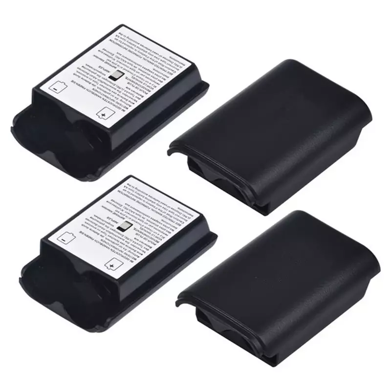 1000pcs for Xbox 360 Wireless Controller AA Battery Back Case Black White Battery Pack Cover Replacement Housing Shell