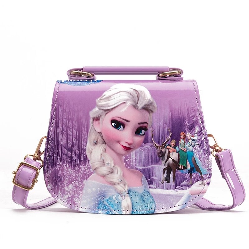 Disney frozen 2 elsa anna princesa crianças brinquedos bolsa de ombro menina sofia princesa bebê bolsa criança moda saco de compras presente