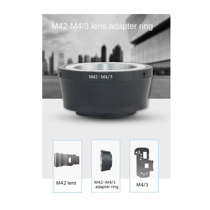 M42-M4/3 lente adaptador anel para lente m42 para panasonic olympus micro-único corpo ep1