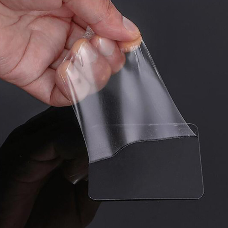 10 pçs transparente dupla face fitas adesivas acrílicas fitas adesivas reutilizáveis pegajosas para a decoração da foto cozinha casa de banho suprimentos