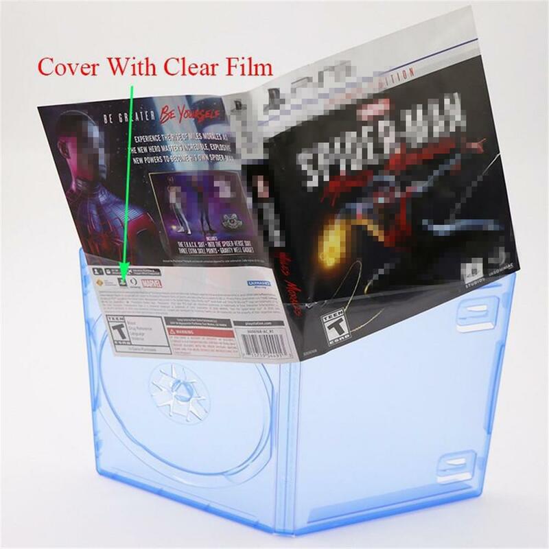 กล่องป้องกันเคสใส่เครื่องเล่นเกมซีดีเข้ากันได้กับที่เก็บแผ่น CD DVD สำหรับเกม Ps5/Ps4เคสฝาครอบดิสก์ฝาครอบกล่องเกม