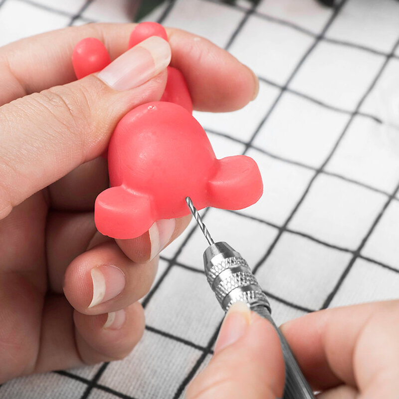 11 pezzi di precisione Pin morsa Mini Micro punte elicoidali a mano Set di utensili rotanti Kit 0.8-3mm strumento rotante per resina modello fai da te mestiere
