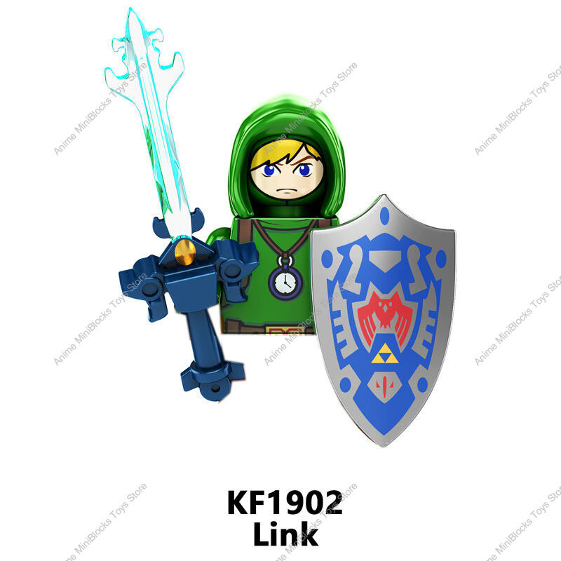 KF6184 Новое искусственное звено Revali Hick принцесса Zeida фантомная Броня Аниме мини-фигурки Кирпичи Строительные блоки игрушка