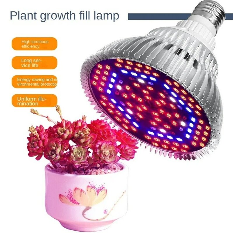 フルスペクトルLEDフィトランプ,e27植物ランプ,温室,花の種,水耕栽培ライト