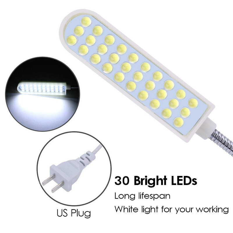 Industriële Verlichting Naaimachine Led Verlichting Multifunctionele Flexibele Werklamp Magnetische Naaien Licht Voor Kolomboor Draaibank