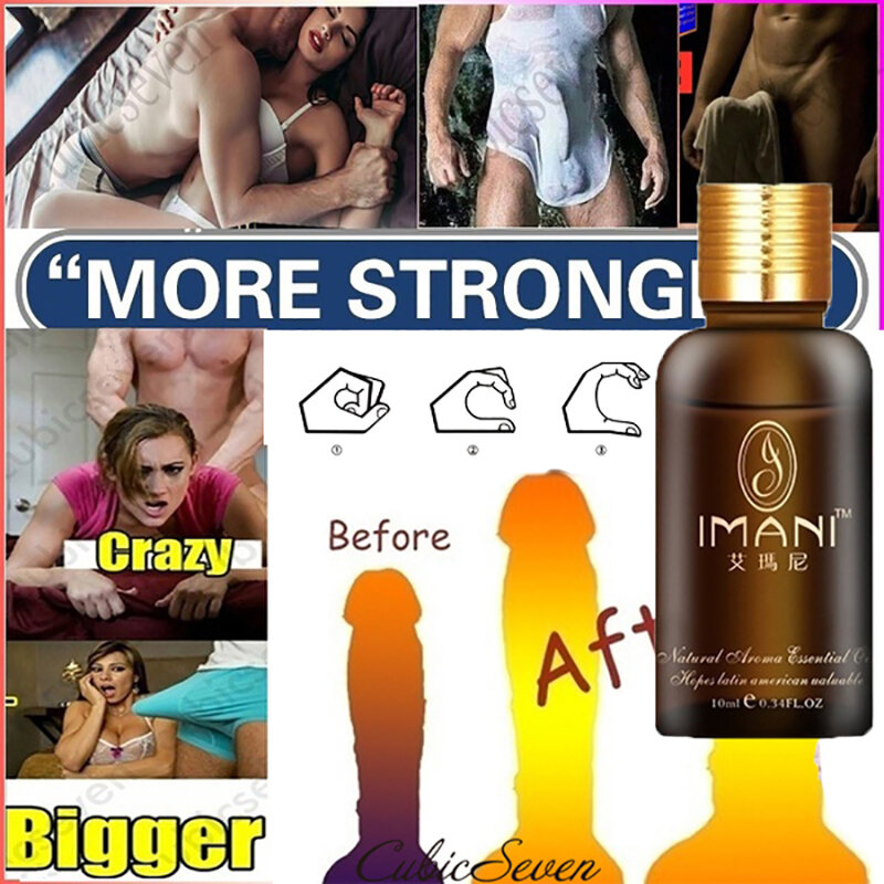 Huile essentielle pour homme, produit de haute qualité, augmente et épaissit la croissance, améliore la fonction sexuelle, agrandit le pénis
