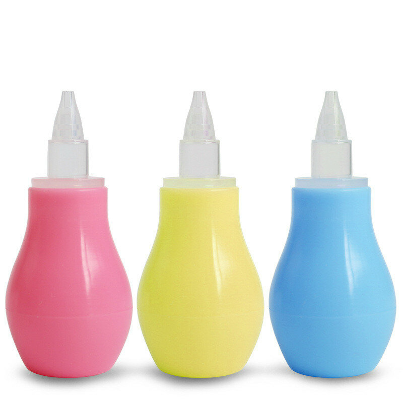 Silicone neonato bambini aspiratore per naso bambino detergente per naso neonato Snot aspirapolvere detergente per punte morbide prodotti per la cura del bambino