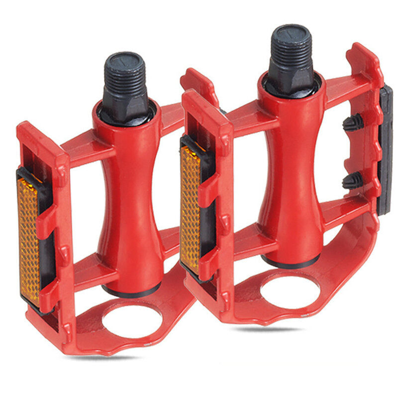 1 Pair Aluminum Alloy Bearings Bicycle Pedals Anti-slip Ultralight Mountain Road Bike Flat Pedals Footboard Cycling Accessories