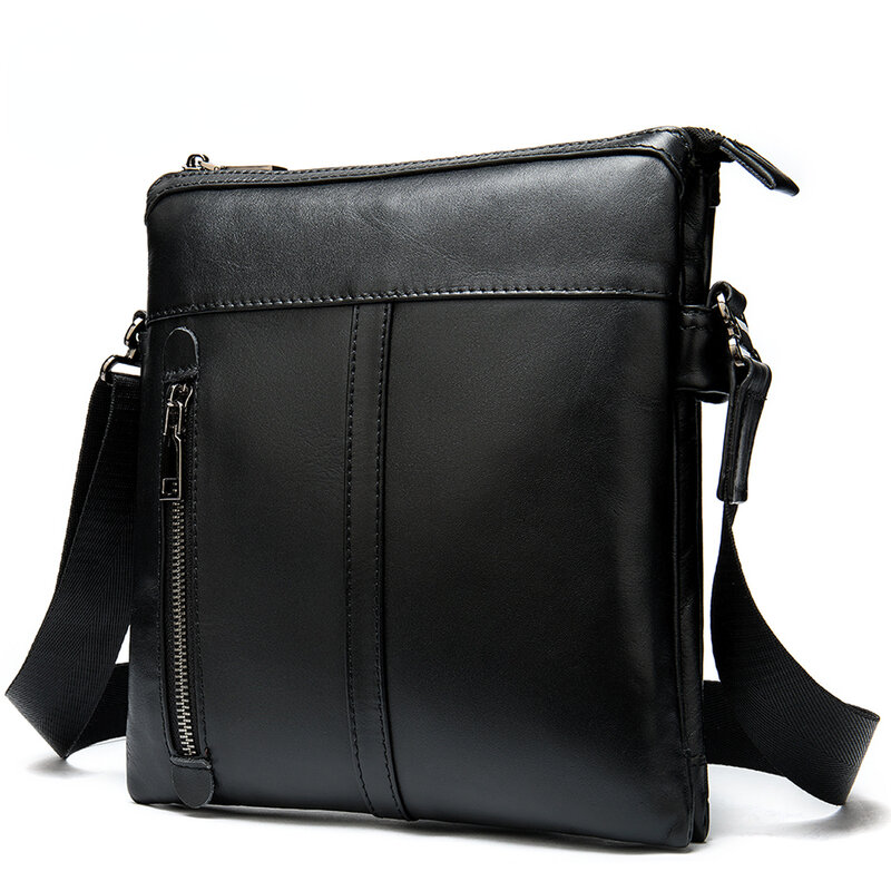 Men Shoulder Bag Husband Crossbody Genuine Leather Business Vintage Messenger Bags for Man 2022 Designer Male Designer Handbags