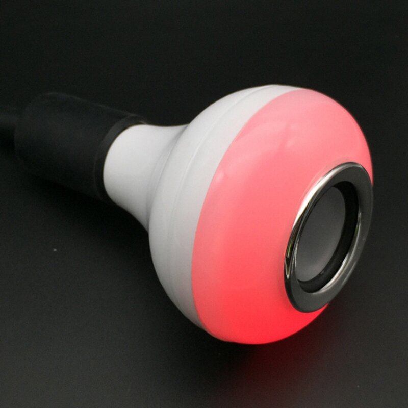 Bluetooth Bóng Đèn Loa Âm Nhạc Led Nhiều Màu RGB Bầu Không Khí Hát Thông Minh Kết Nối Đèn USB U Lá Chắn Nhà