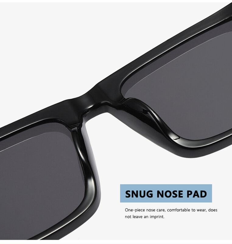 2022 جديد ساحة الاستقطاب النظارات الشمسية الرجال النساء الموضة في الهواء الطلق الذكور نظارات شمسية ماركة تصميم قطعة واحدة عدسة نظارات UV400