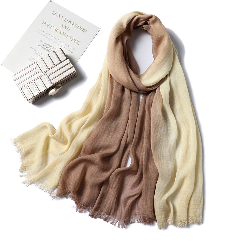 Foulard en coton froissé pour femmes, bandeau de luxe, Hijab, châle, Design enveloppant, mouchoir, Turban, Bandana à la mode, 2022