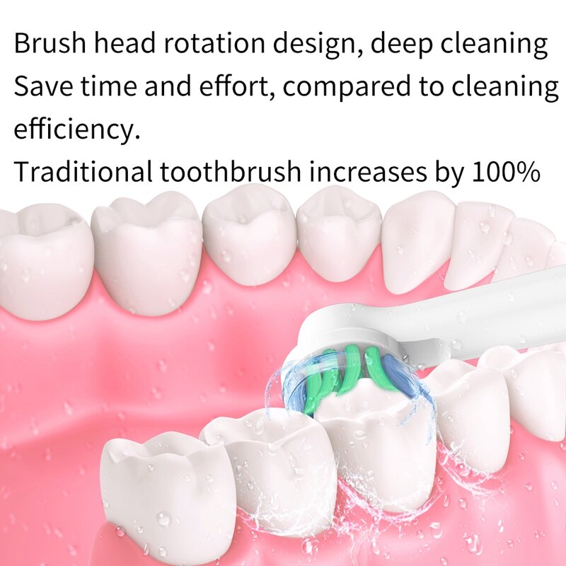 4 pçs cabeça escova de dentes elétrica substituível cabeças para oral b avanço elétrico pro saúde triumph 3d excel vitalidade
