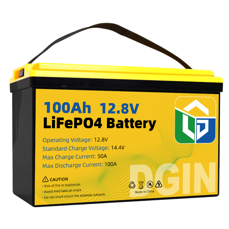 Lifepo4 Battery 12V 24V 100Ah 200AH Grade A Rechargeable Lithium Iron Phosphate Cell For Solar Boat Golf Cart RV Forklift Motor