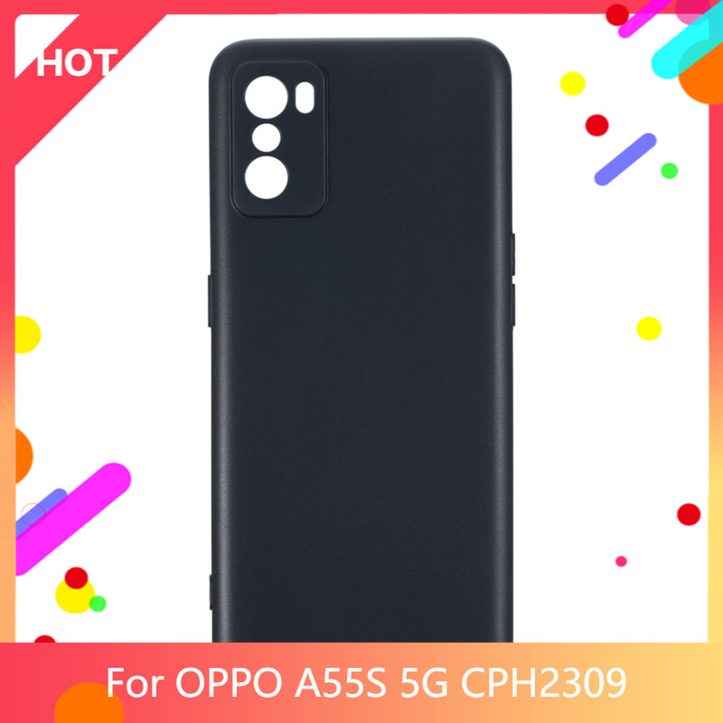 A55S 5G CPH2309 Case Matte Soft Silicone TPU Back Cover For OPPO A55S 5G CPH2309 Phone Case Slim shockproof