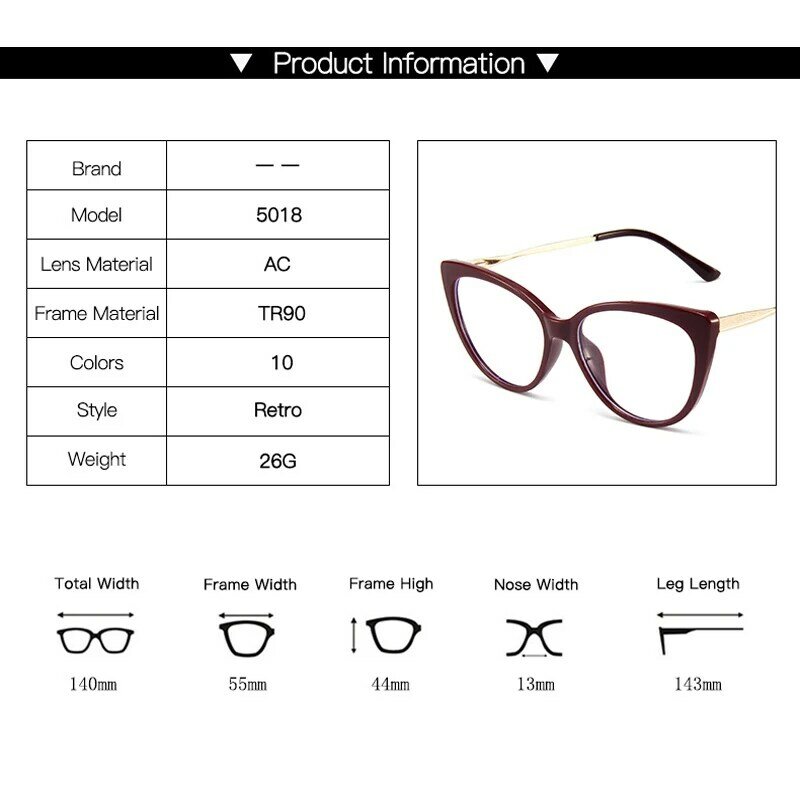 Очки женские TR90 с блокировкой ярких предметов, Модные оптические очки с принтом, оправа для очков, модные компьютерные очки, 2023