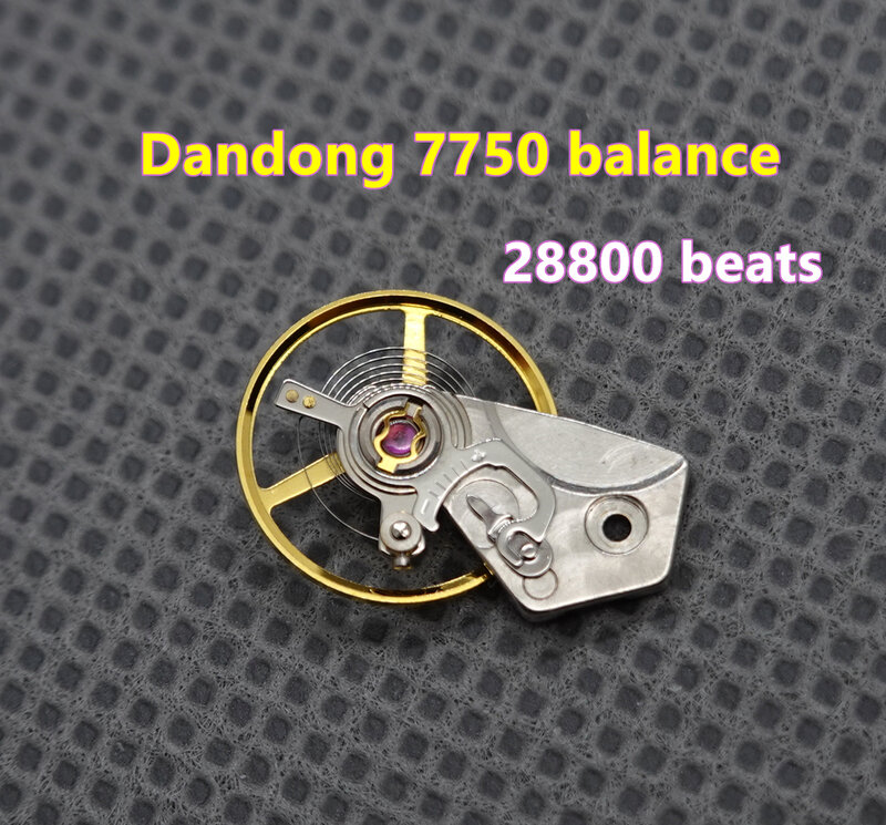 Movimiento del reloj rueda de equilibrio piezas de reloj para china shanghai y Dandong 7750 7753 movimiento de reloj piezas de reparación de reloj reemplazar