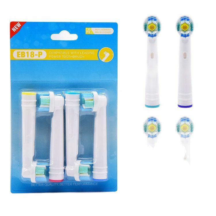 oral b cepillo electrico Cabezal de cepillo de dientes 20 piezas para oral b, repuesto de cepillo eléctrico, limpieza con hilo dental, limpieza de precisión, blanqueamiento 3D