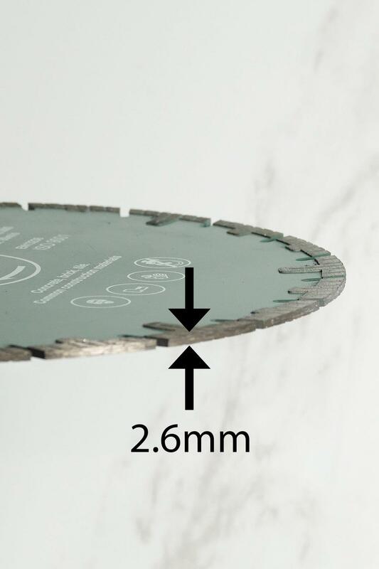 Rodex RRS180 канальный турбо алмазный режущий диск для мрамора, кирпича, гранита, камня 180 мм
