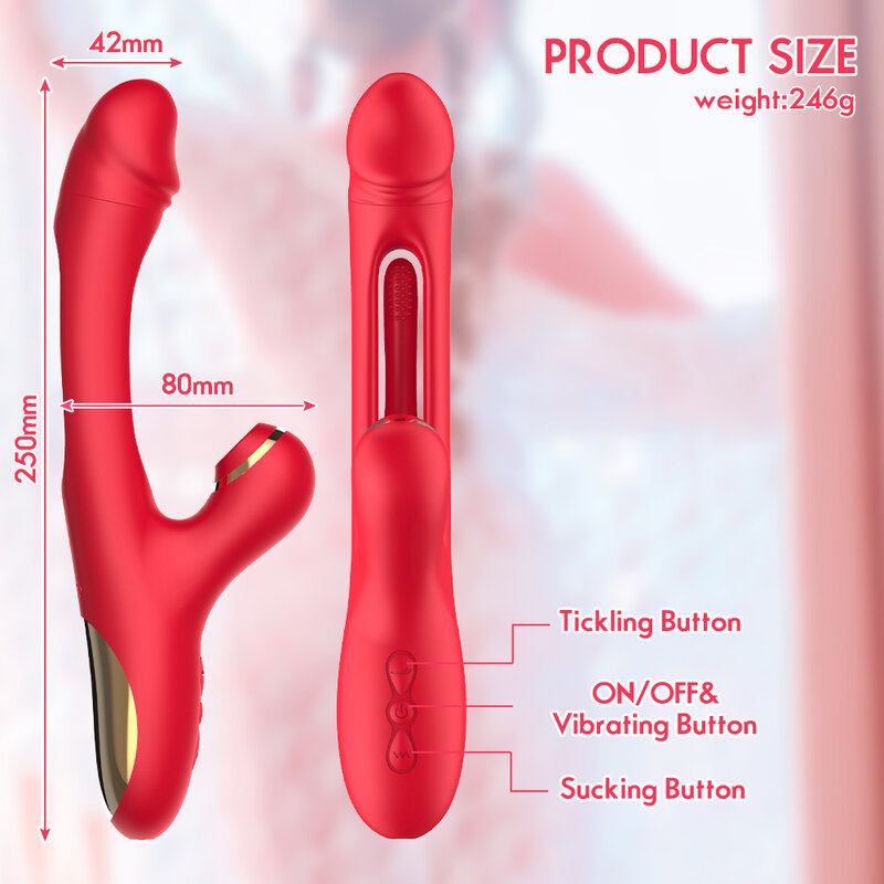 7frequency Patting Vibrator for Clitoris Women Stimulator Massager Sucking G Spot Vibrating Sex Toy Female Masturbator Adult